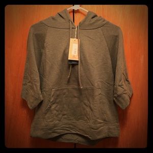 Prana cropped short sleeve sweater